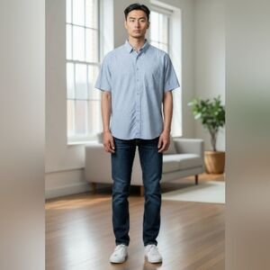 Travis Mathew Men's Size Large  Button Down Dress Shirt Casual Wear